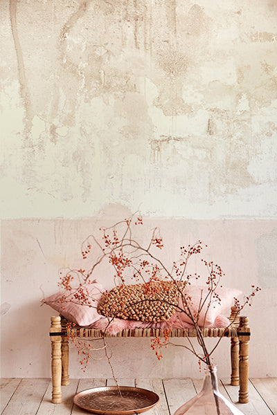 Resource Pale Pink Weathered Wall Mural