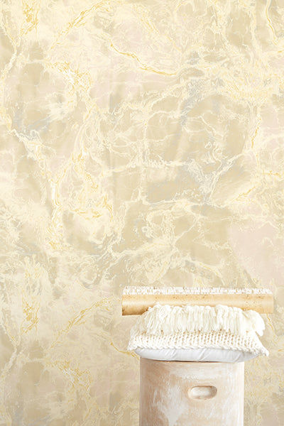 Resource Marble Stone Off-White Wall Mural
