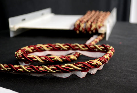 1034T Red Gold Lip Cord Trim