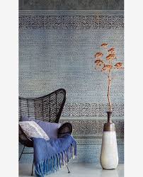 376092 Indigo Shibori Tapestry Wallpaper Mural