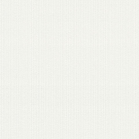 4000-3149-18 Samuel White Textured Stripe Paintable Wallpaper