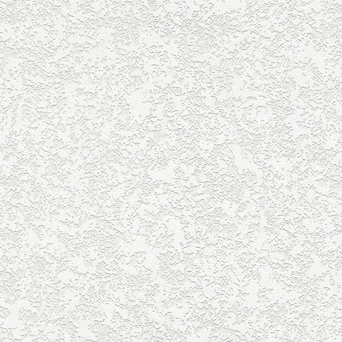 4000-96292 Dunlap White Sponge Paintable Wallpaper
