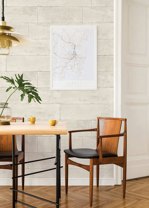 4015-426007 Lanier Dove Stone Plank Wallpaper