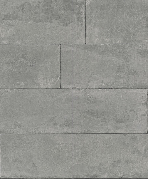 4015-426021 Lanier Grey Stone Plank Wallpaper