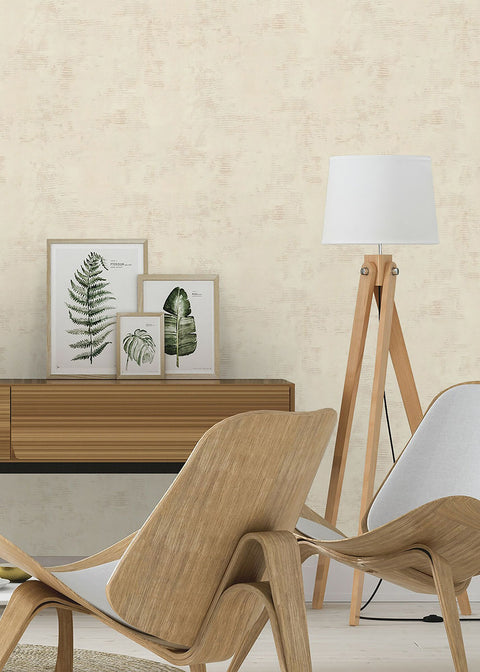 4015-426359 Osborn Cream Distressed Texture Wallpaper