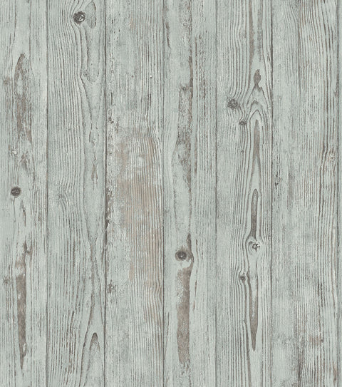 4015-427332 Albright Light Blue Weathered Oak Panels Wallpaper