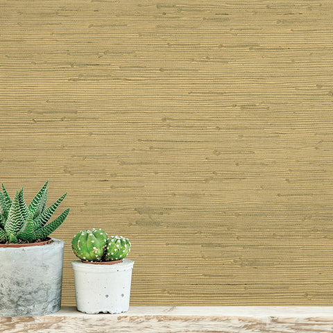 4018-0021 Shan Light Green Grasscloth Wallpaper