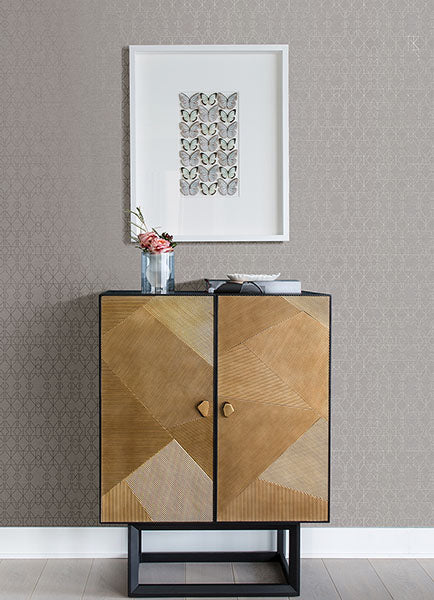 4019-86406 Paititi Silver Diamond Trellis Wallpaper