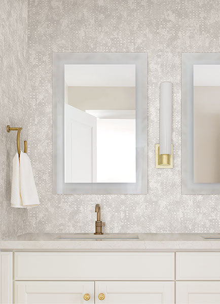4019-86412 Felsic Platinum Studded Cube Wallpaper