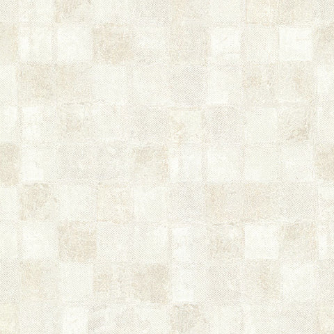 4019-86420 Varak White Checkerboard Wallpaper