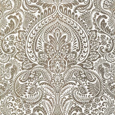 4019-86441 Artemis Gold Floral Damask Wallpaper