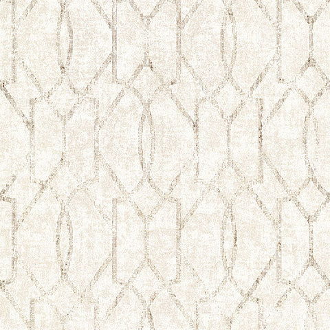 4019-86448 Ziva Cream Trellis Wallpaper