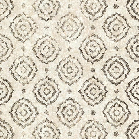 4019-86463 Uma Gold Star Medallion Wallpaper