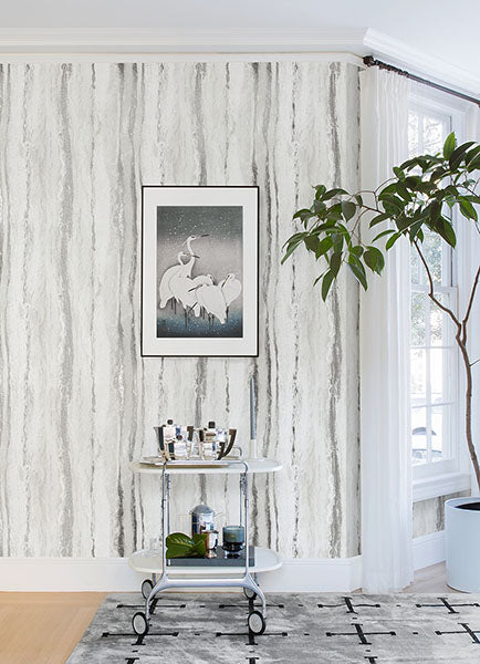 4019-86499 Delesse Platinum Marbled Wallpaper