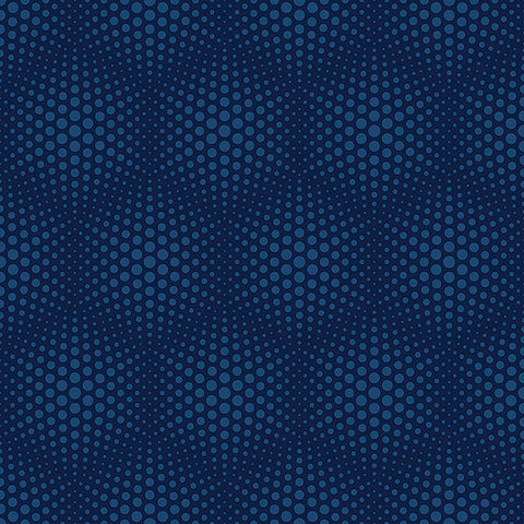 4020-50601 Milo Blue Bubble Geometric Wallpaper