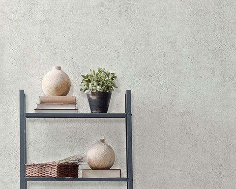 4020-69309 Joaquin Light Grey Faux Cement Wallpaper