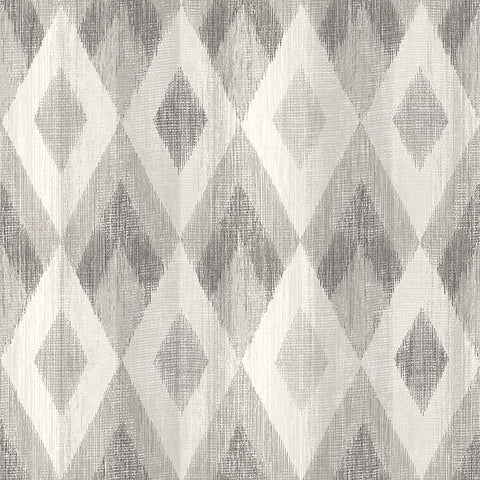 4020-96109 Ace Taupe Diamond Wallpaper