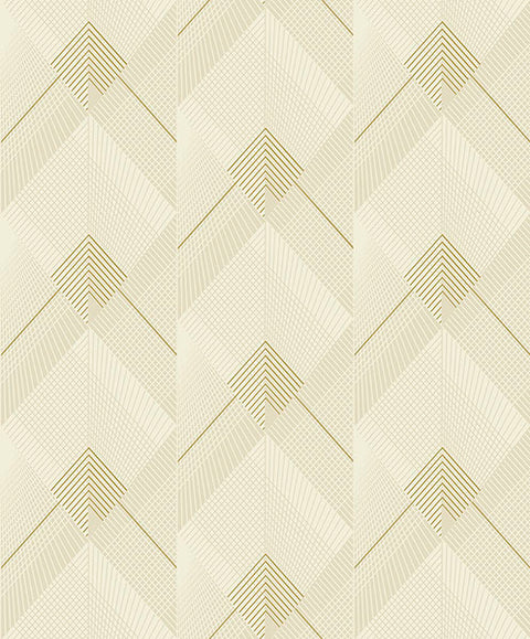 4020-96707 Raoul Butter Fanning Diamonds Wallpaper