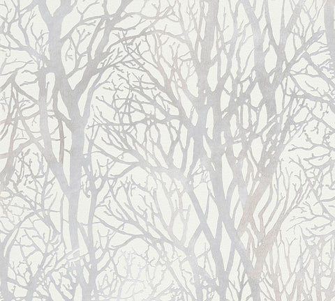4035-30094-1 Yasuo Cream Tree Branch Wallpaper