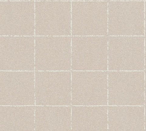 4035-37551-4 Kishi Neutral Tile Wallpaper