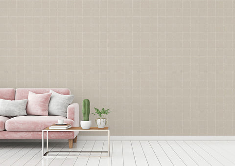 4035-37551-4 Kishi Neutral Tile Wallpaper