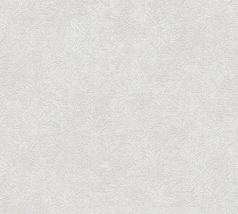 4035-37837-3 Sayuri Cream Leaf Trail Wallpaper