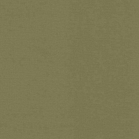 4035-452068 Umi Green Faux Linen Wallpaper