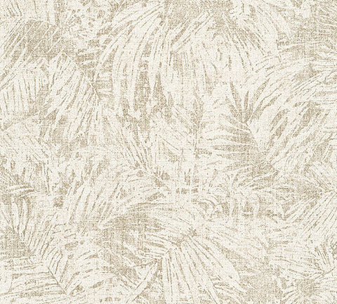 4044-32263-2 Torquino Off-White Fronds Wallpaper