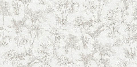 4044-38021-1 Zapata Off-White Trees Wallpaper