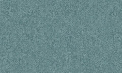 4044-38022-5 Edsel Blue Geometric Wallpaper