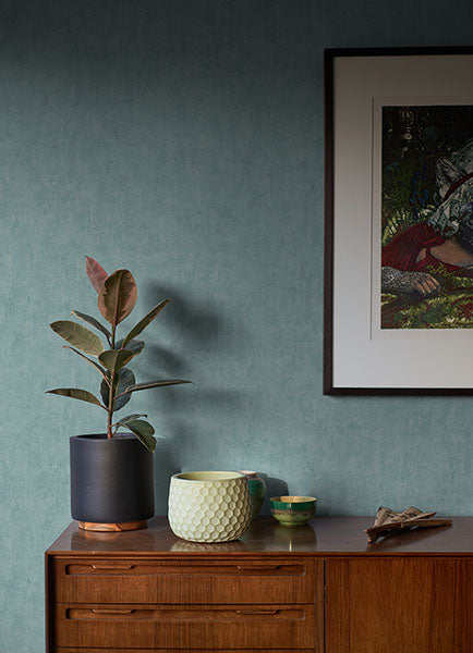 4044-38024-3 Riomar Aqua Distressed Texture Wallpaper