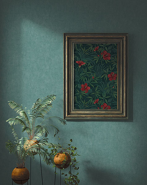 4044-38024-4 Riomar Teal Distressed Texture Wallpaper