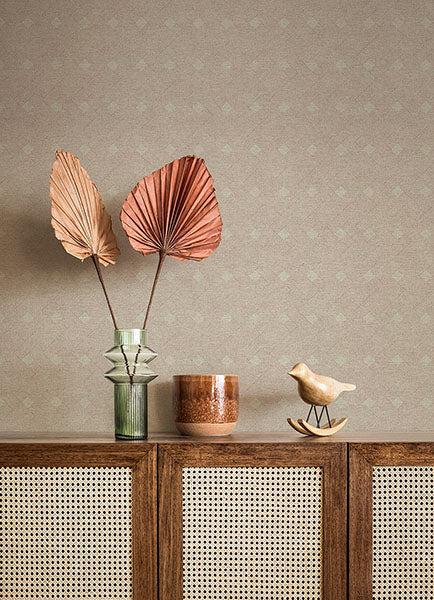 4044-38029-2 Peugot Maroon Geometric Wallpaper
