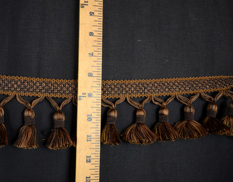 BF4005/6 Chocolate Brown Tassel Trim