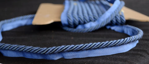 BC10008/WB 1/4 inch Blue Lip Cord Trim