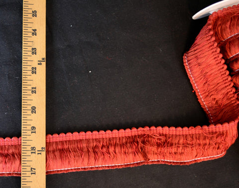 BF4018 88 Red Brush Fringe