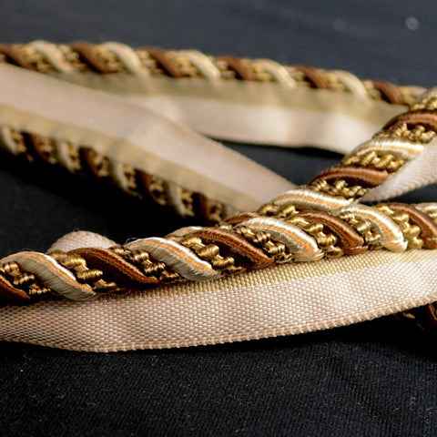 Art 1010T 9551 Gold Brown Lip Cord Trim
