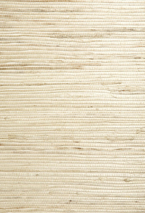 Qi Taupe Grasscloth Wallpaper
