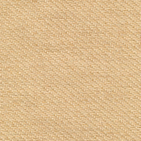 Tao Beige Grasscloth Wallpaper
