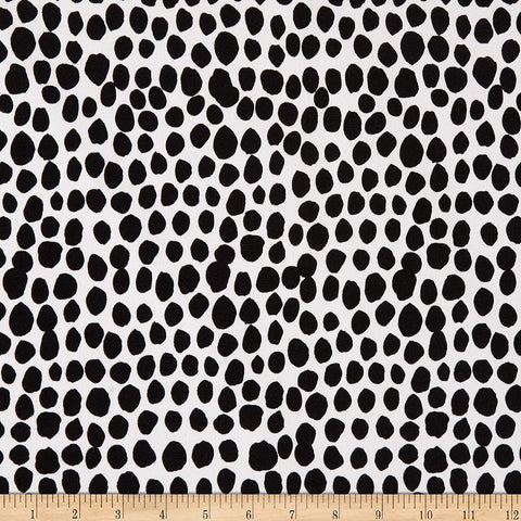 OD Signature Dot Black White Tempo Fabric