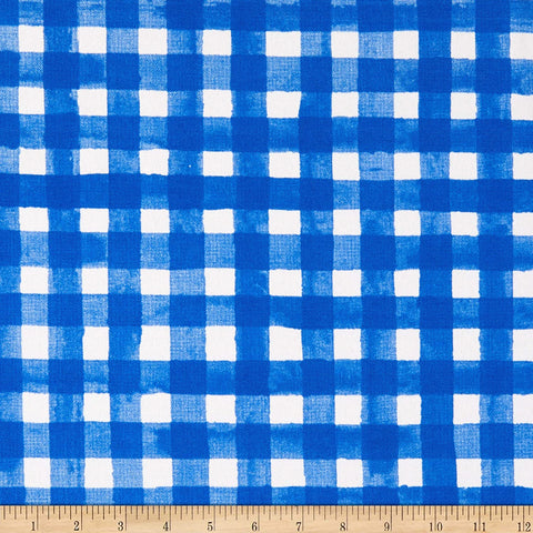 OD Picnic Check Cobalt Tempo Fabric