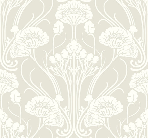 CA1568 Beiges Nouveau Damask Wallpaper