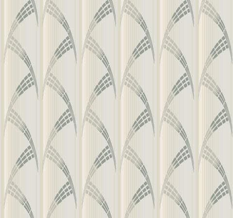 CA1580 White/Off Whites Metropolis Wallpaper
