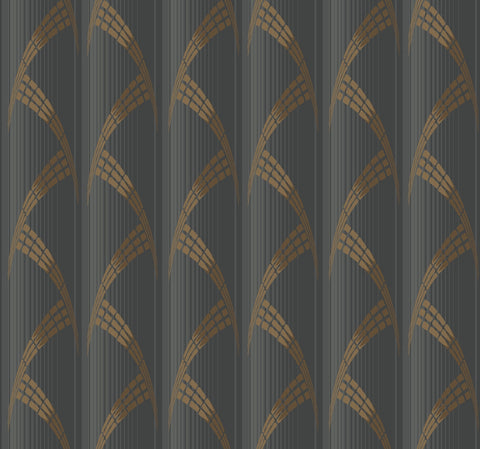 CA1581 Blacks Metropolis Wallpaper