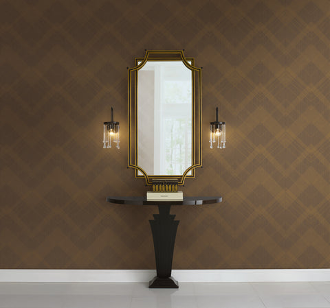 CA1591 Browns Jazz Age Wallpaper