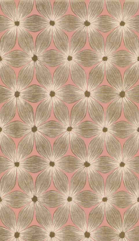 CI2301 Coral Gold Everlasting Wallpaper