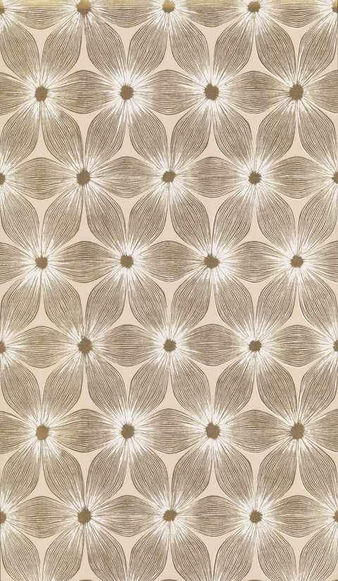 CI2304 Beige Gold Everlasting Wallpaper