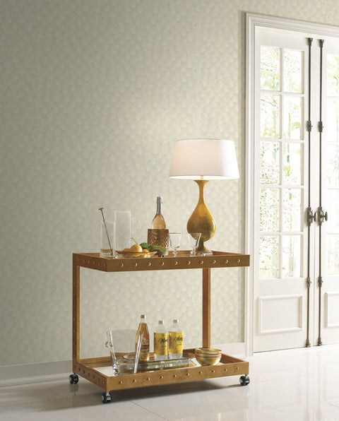 CI2335 White Cream Luminous Ginkgo Wallpaper