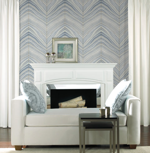 CI2412 Blue Onyx Strata Wallpaper