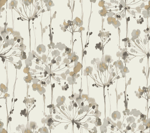 CI2425 Beige Flourish Wallpaper